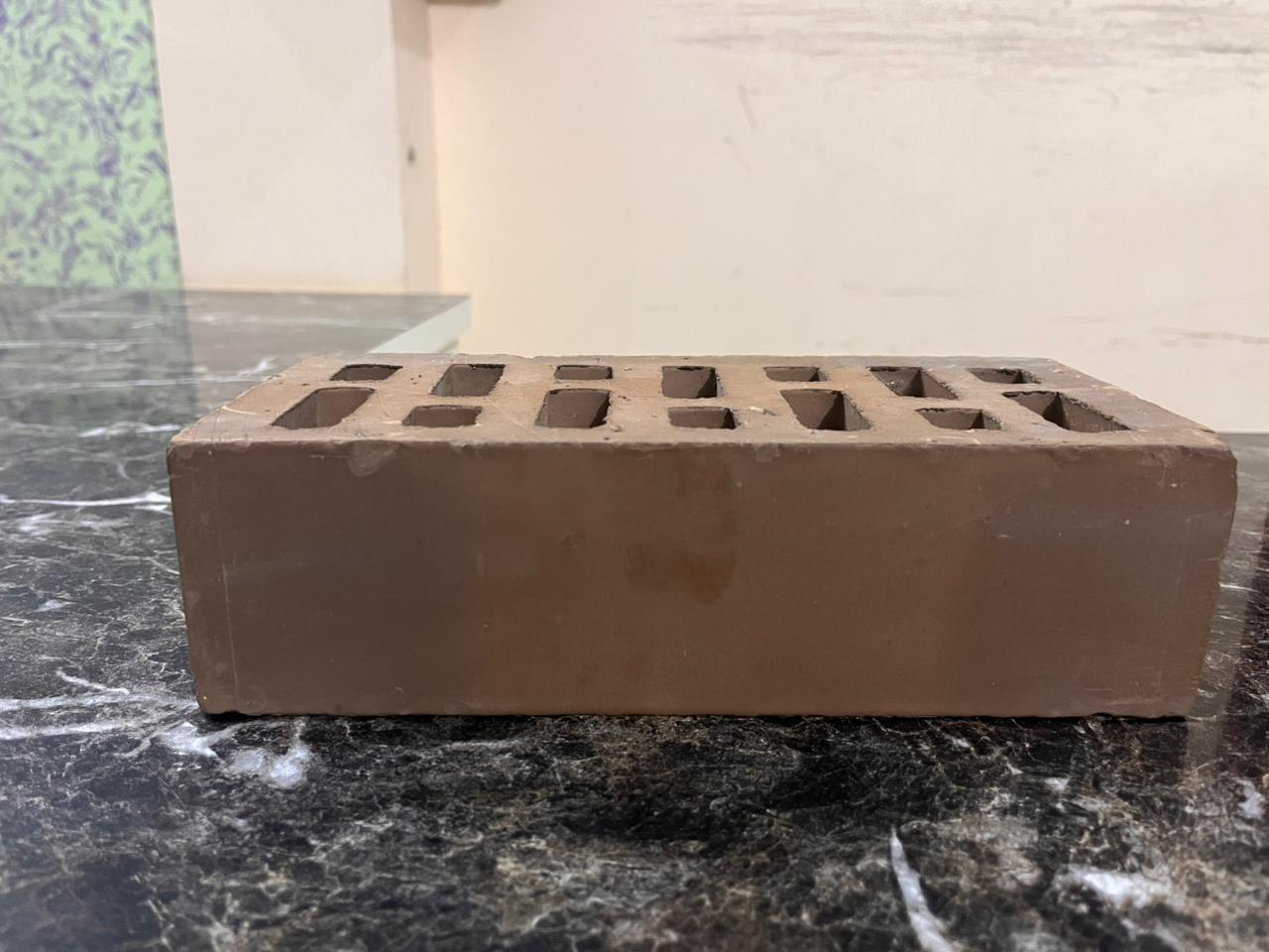 Multihole Brown Wire Cut Bricks